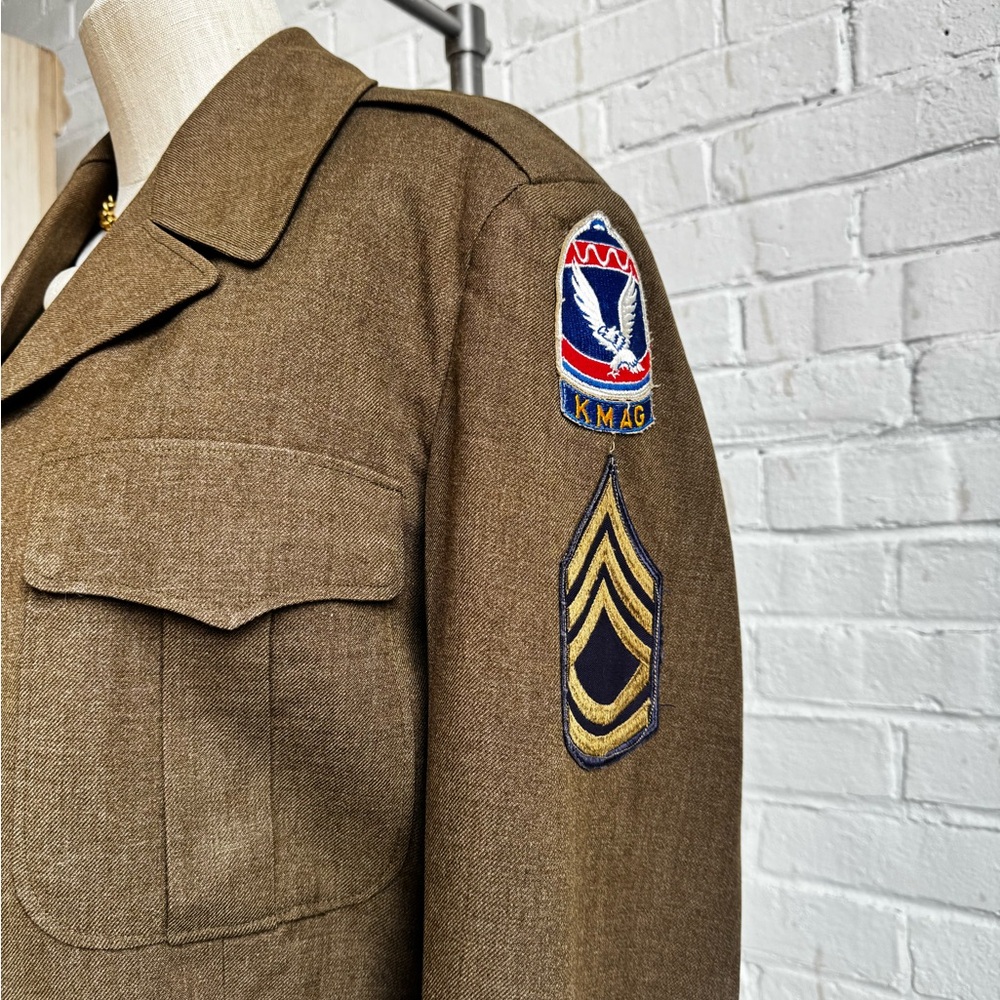 Men's Military Field Jacket in Brown
